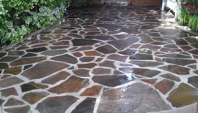 Refinished stone