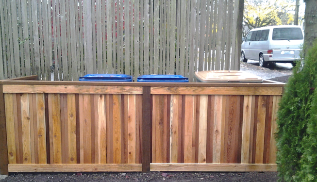 Bin enclosure